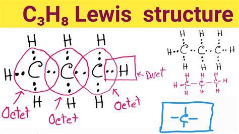 lewis dot structure of propane